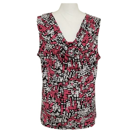 Le Suit Tops - Le Suit Seperates Geometric Business Blouse